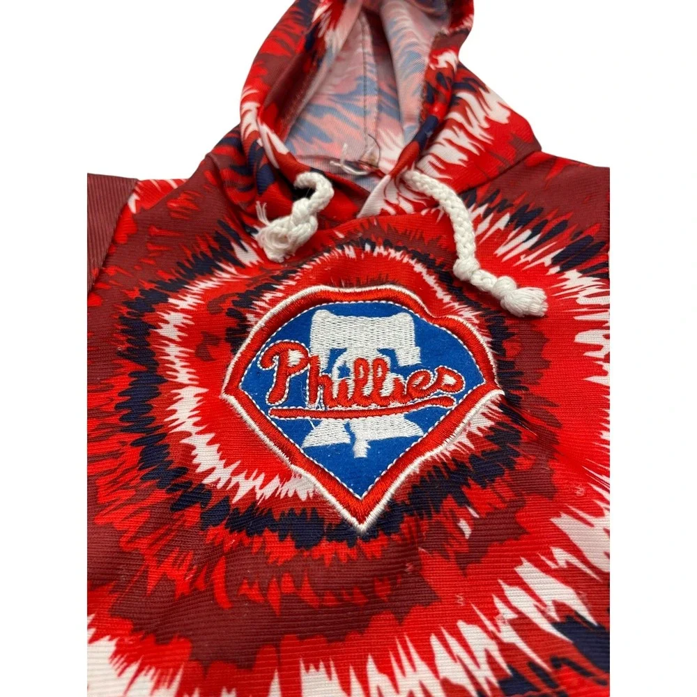 Philadelphia Phillies Teddy Bear Stuffed Animal Plush Tie Dye Shirt‎ Clothes